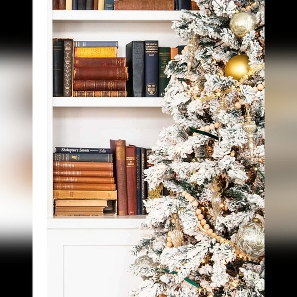 Garland Wood Bead Natural Christmas Tree Garland - Picture 3 of 16